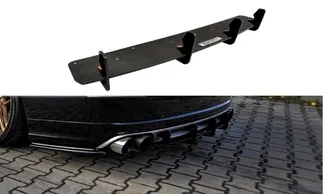 Maxton Street Pro Rear Diffuser For D4 Audi S8 Facelift - BLK